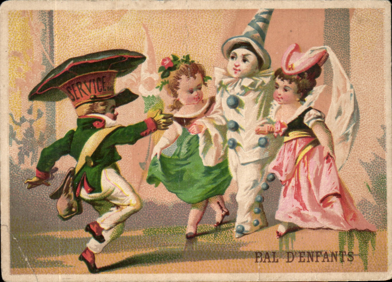 Chromo Bal D'Enfants Clown Carnaval