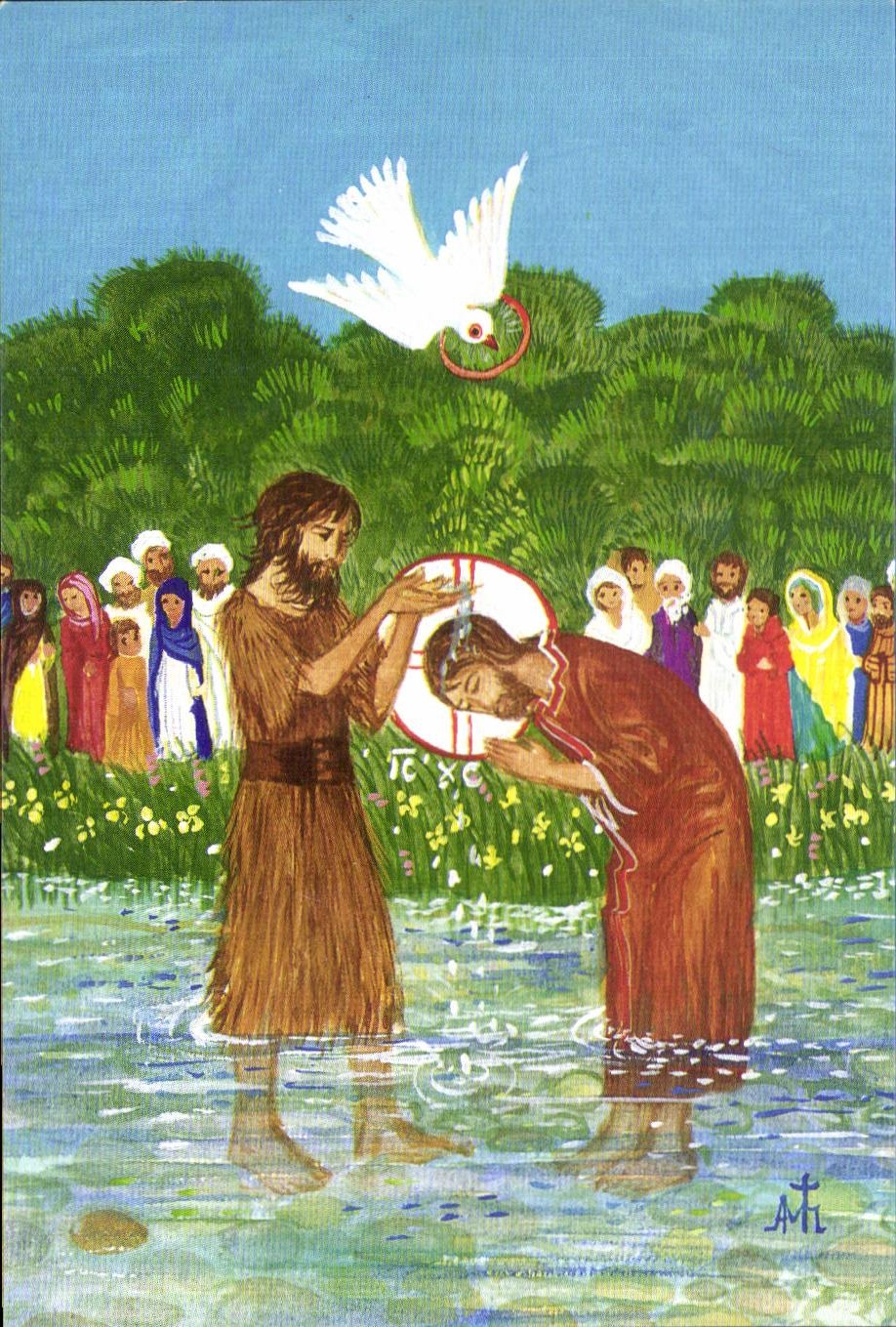 Image Le Bapteme de Jesus Mathieu
