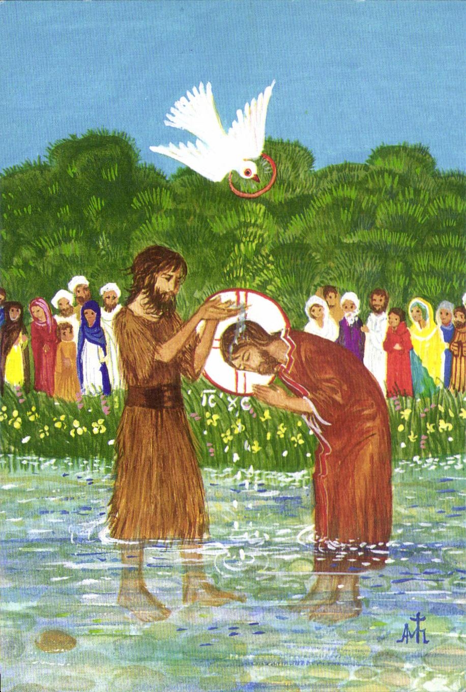 Image Le bapteme de Jesus Matchieu