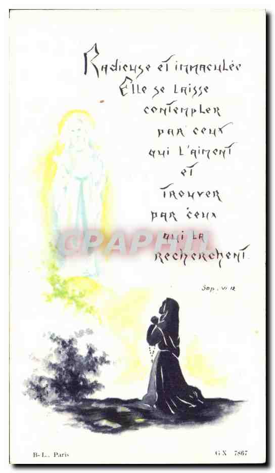 Image Radieuse et immaculee