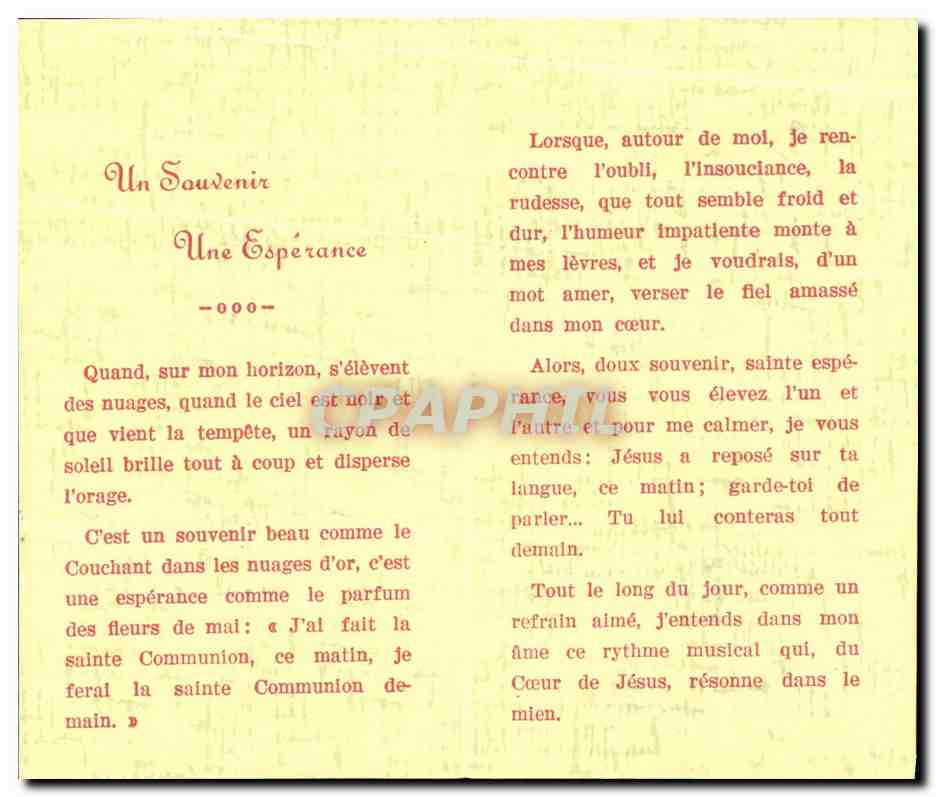 Image En deux temps il mesure le travall et la pelne il apporte la grace et falt gouter la jole mon — Rückseite