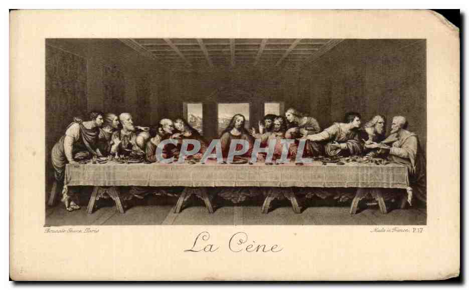 Image Christ La Cene Roland Collette St Michel de Vaucelles 1933