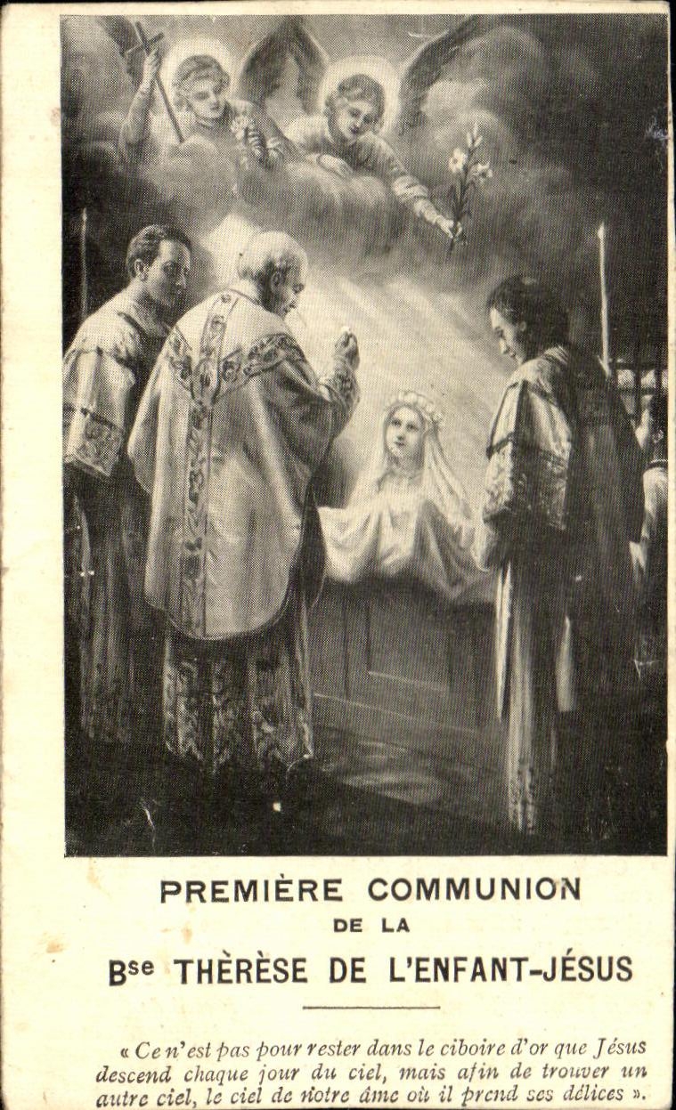 Image Premiere Communion De La Bse Therese De L'enfant Jesus