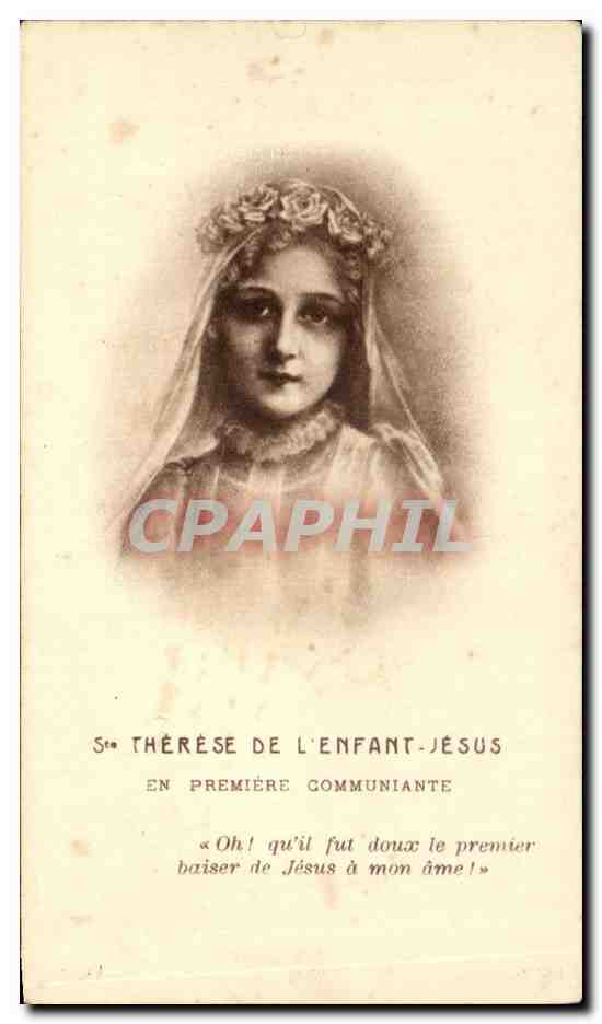 Image pieuse Ste Therese de l'enfant Jesus 