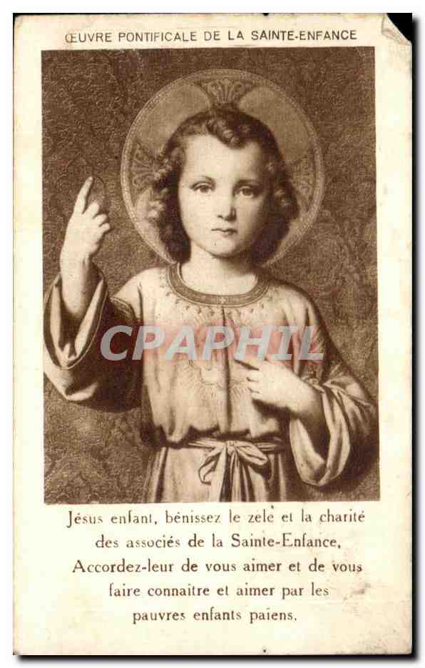 Image pieuse Enfant Jesus