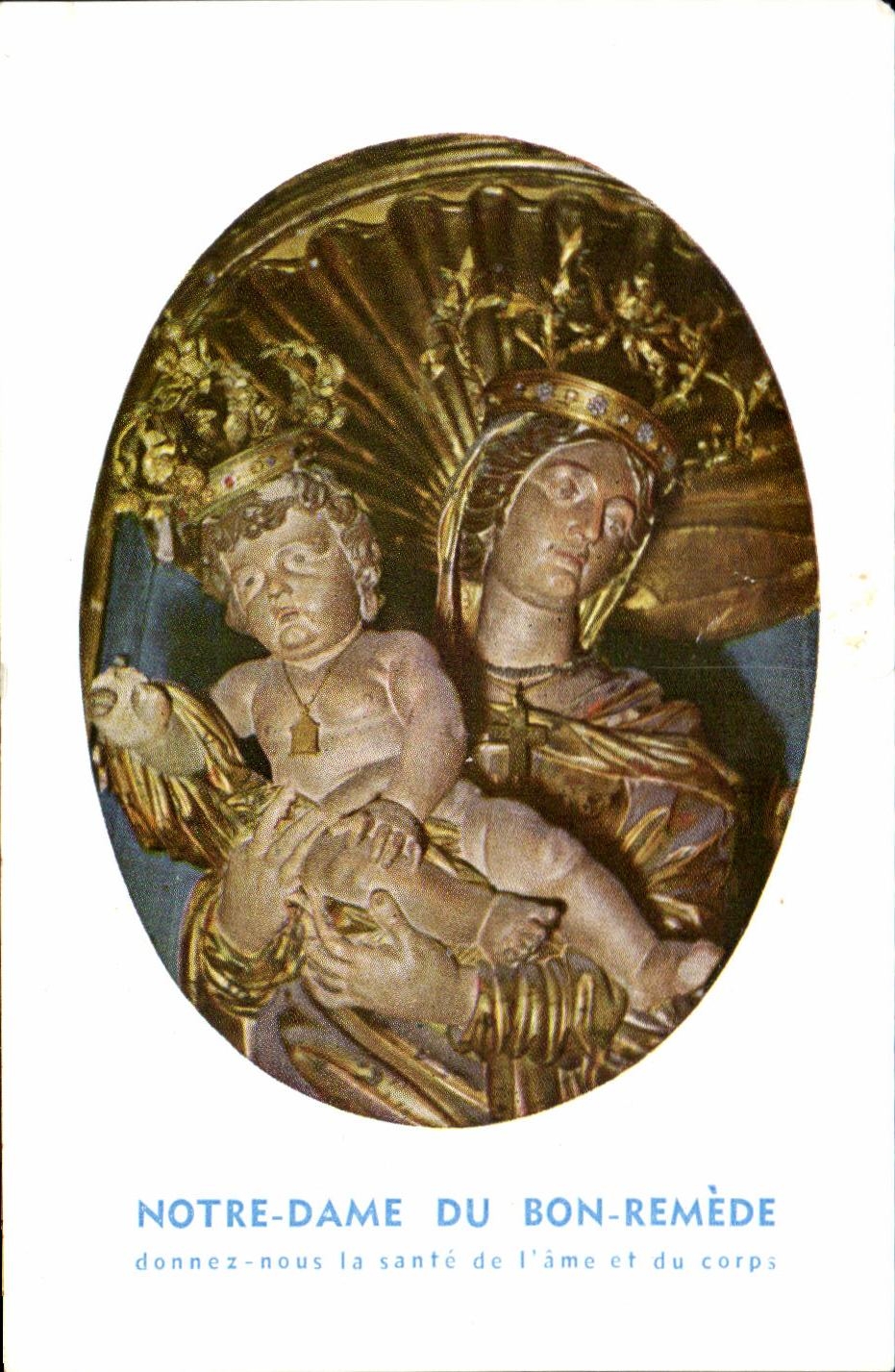 Image pieuse Notre Dame du Bon remede 