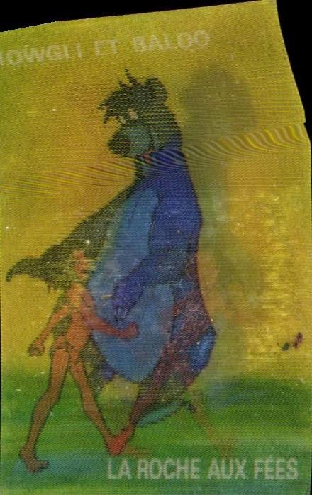 Image La roche aux fees Walst Disnet Baloo Mowgli Livre de la jungle 