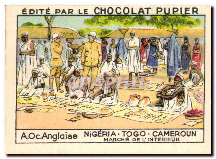 Image AOL Chocolat Pupier Nigeria Togo Cameroun Marche de l'interieur