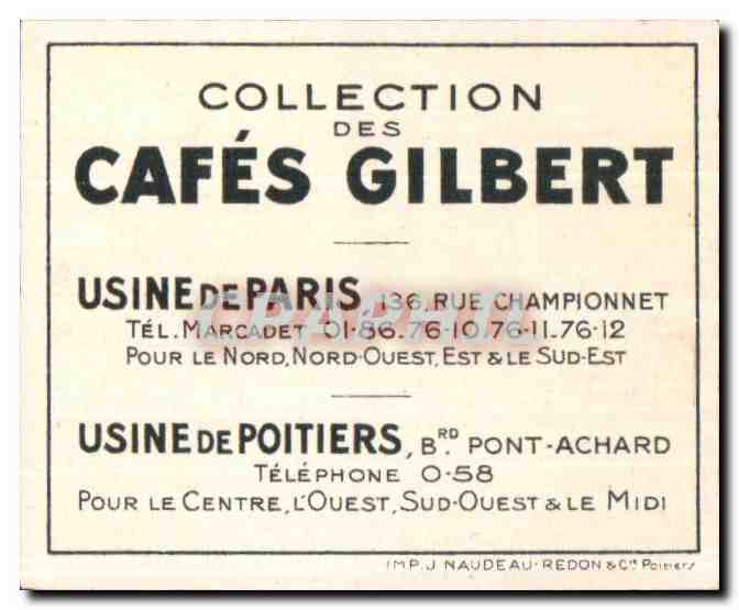 Image Cafes Gilbert Maison phenicienne — Verso