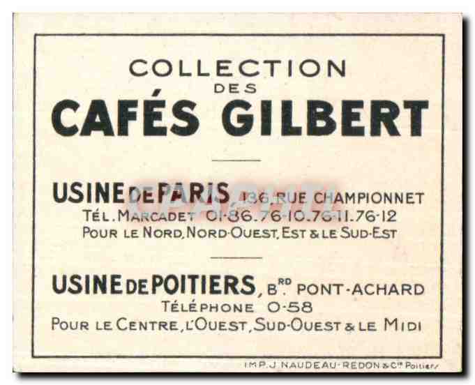Image Cafes Gilbert Maison romaine — Verso