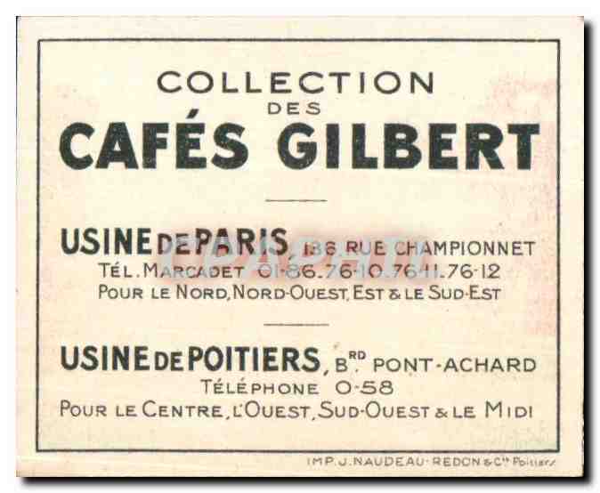 Image Cafes Gilbert Maison du 17eme — Verso