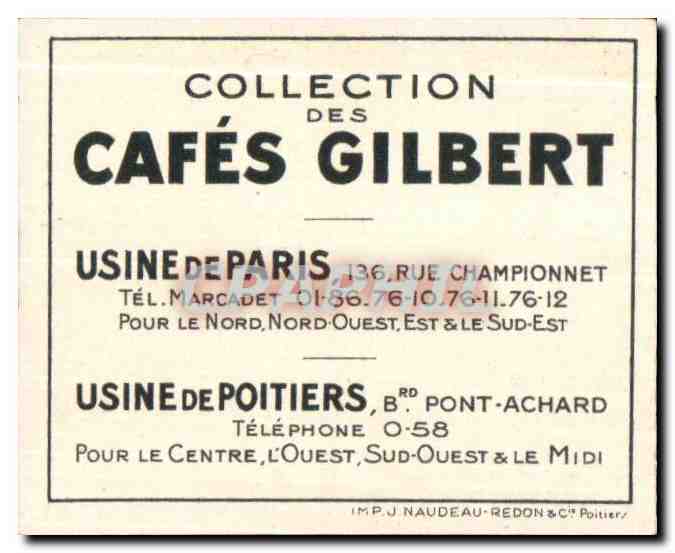 Image Cafes Gilbert Maison merovingienne — Verso