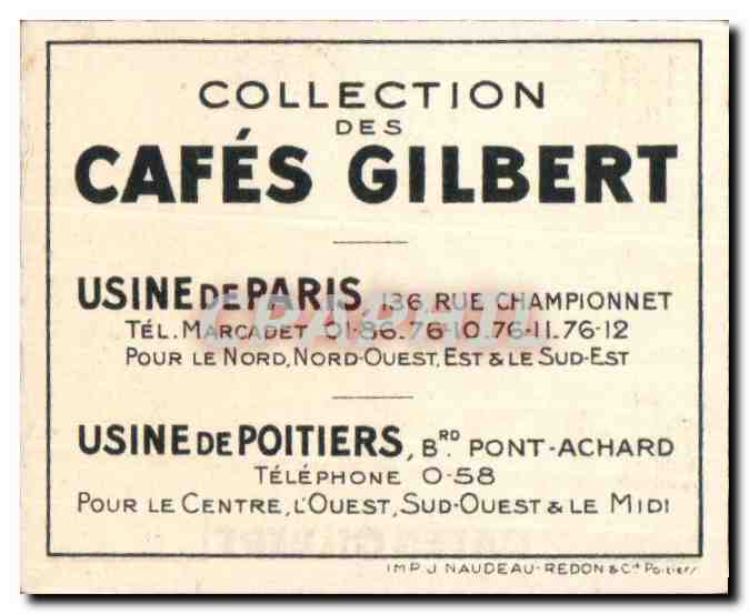 Image Cafes Gilbert Maison du 15eme — Verso