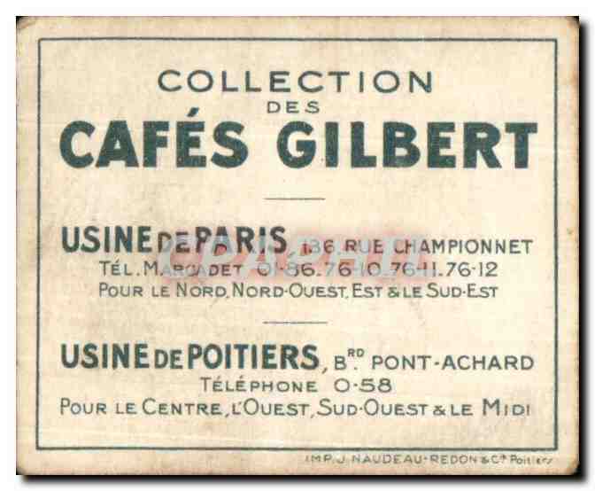 Image Cafes Gilbert Litiere du 14eme — Rückseite