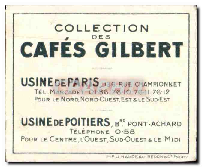 Image Cafes Gilbert Landau — Rückseite