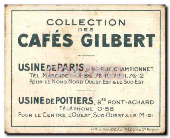Image Cafes Gilbert Carosse XVII — Back