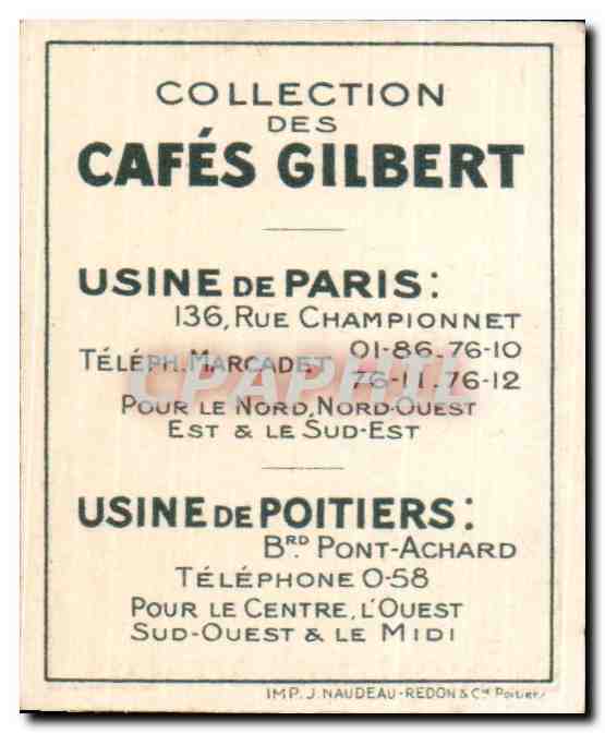 Image Cafes Gilbert Au 16eme Siecle — Verso