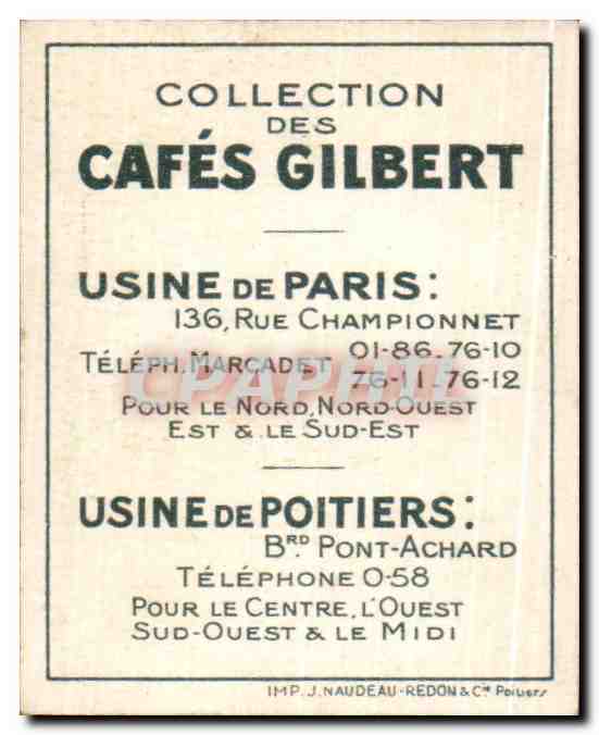 Image Cafes Gilbert Morue Cafes Gilbert Poisson — Verso