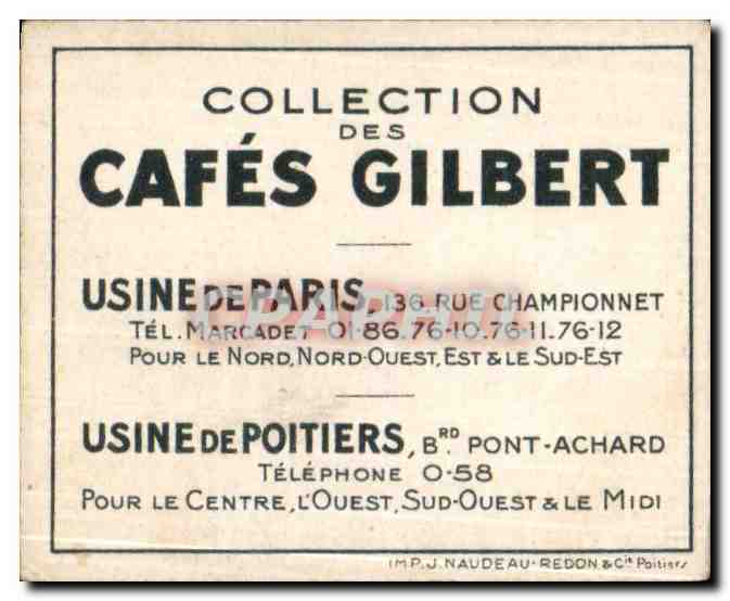 Image Macons serie cafes gilbert — Rückseite