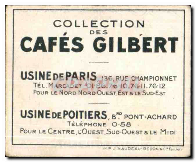 Image Jardiniers serie cafes gilbert — Rückseite