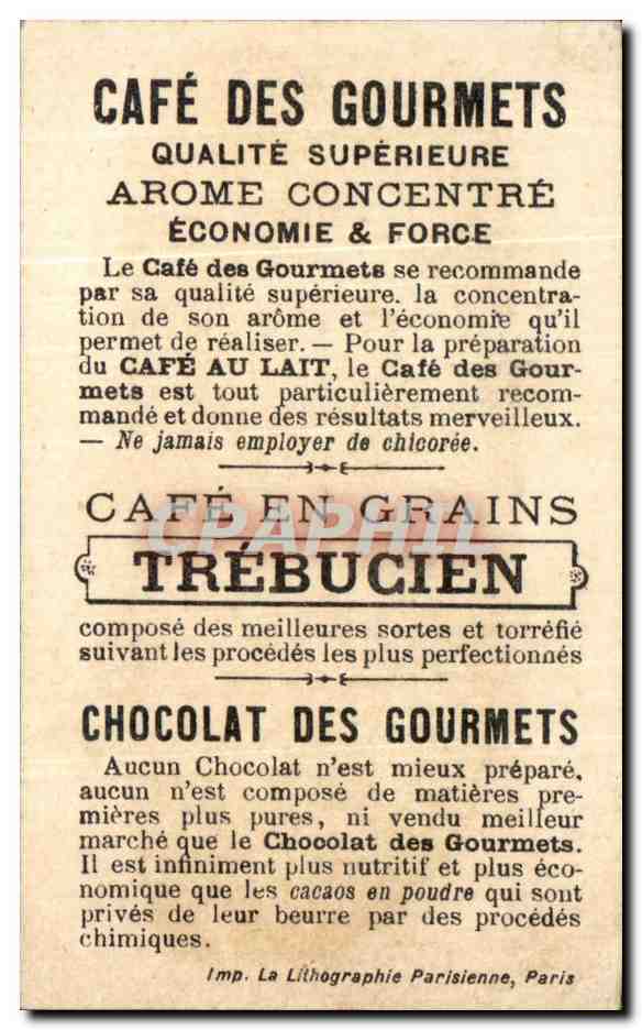Chromo Hamilton chocolat des gourmets trebucien — Back