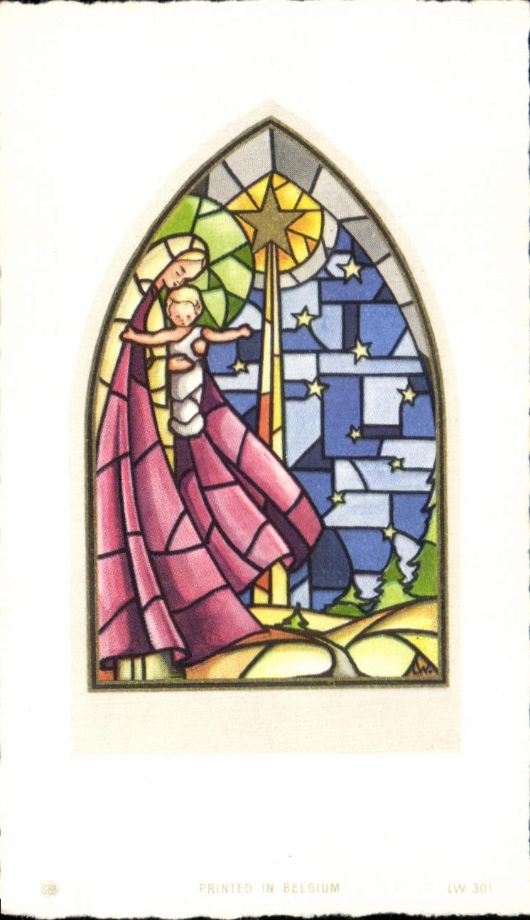 Image pieuse Seigneur jesus en ce jour ou j ai de volonte personnelle renouvele Saint Brieuc Waron 1958