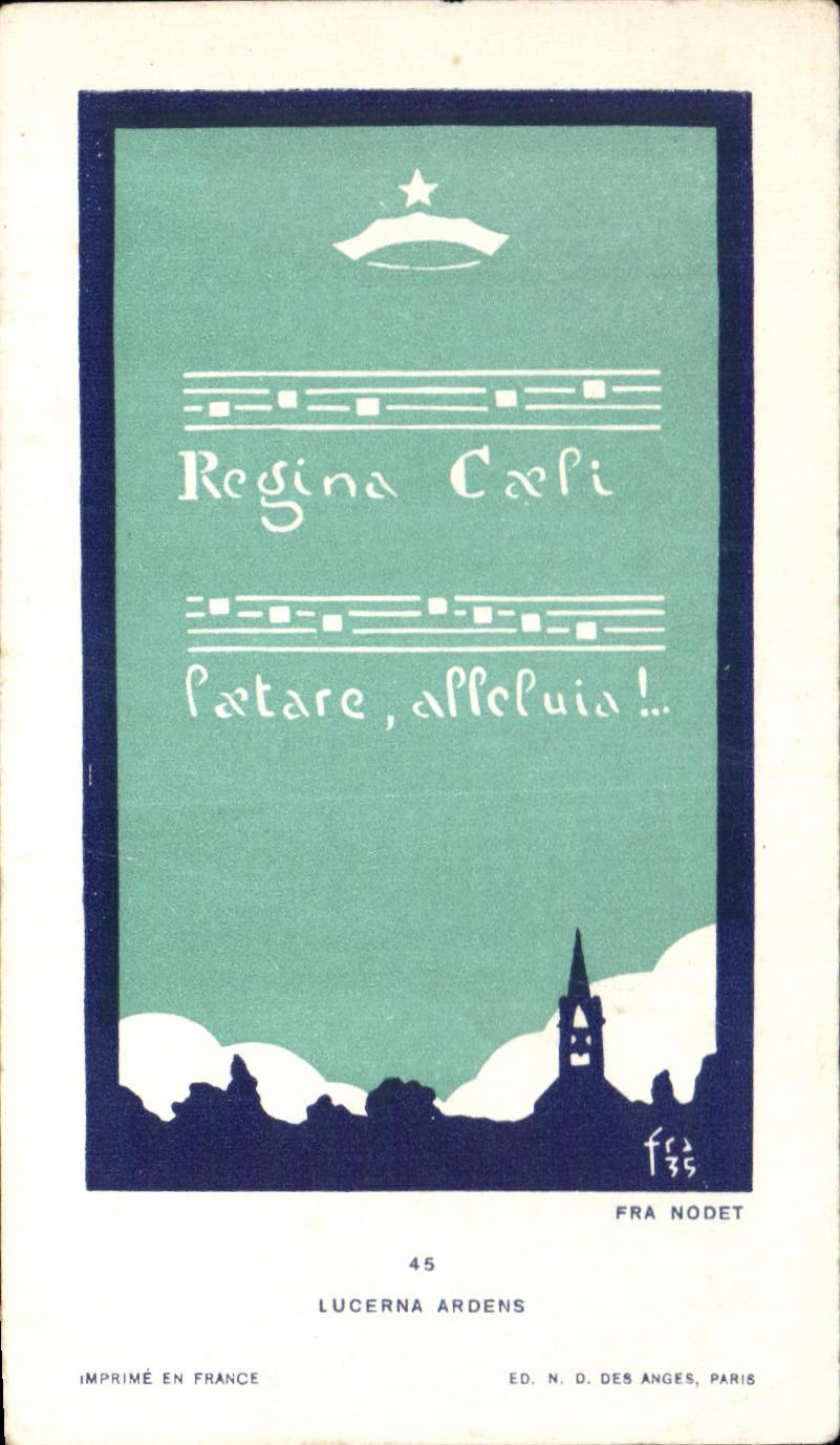Image pieuse Regina Caeli