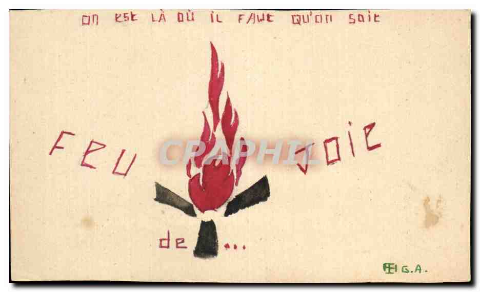 Feu — On est là où il faut qu'on soit — Éditeur G.A.