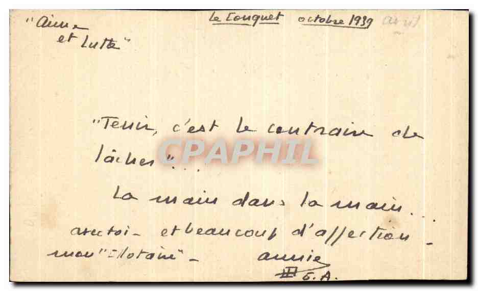 Feu — On est là où il faut qu'on soit — Éditeur G.A. — Rückseite