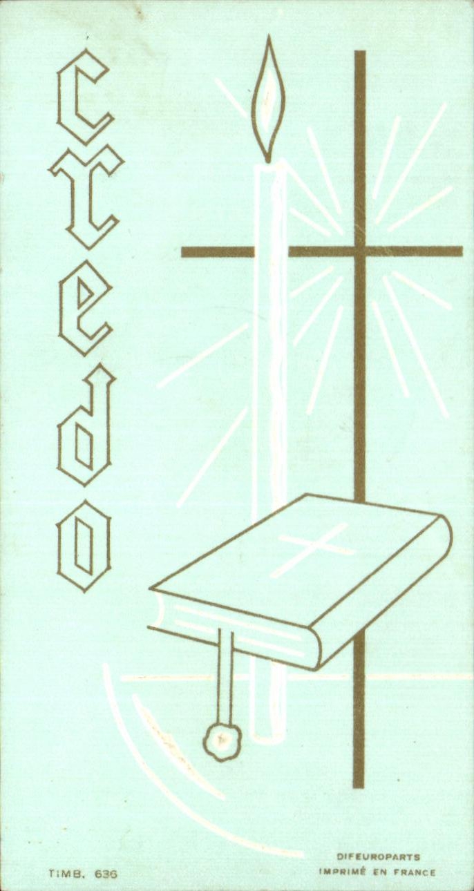 Image pieuse Kerveadou Plenee Jugon 1969