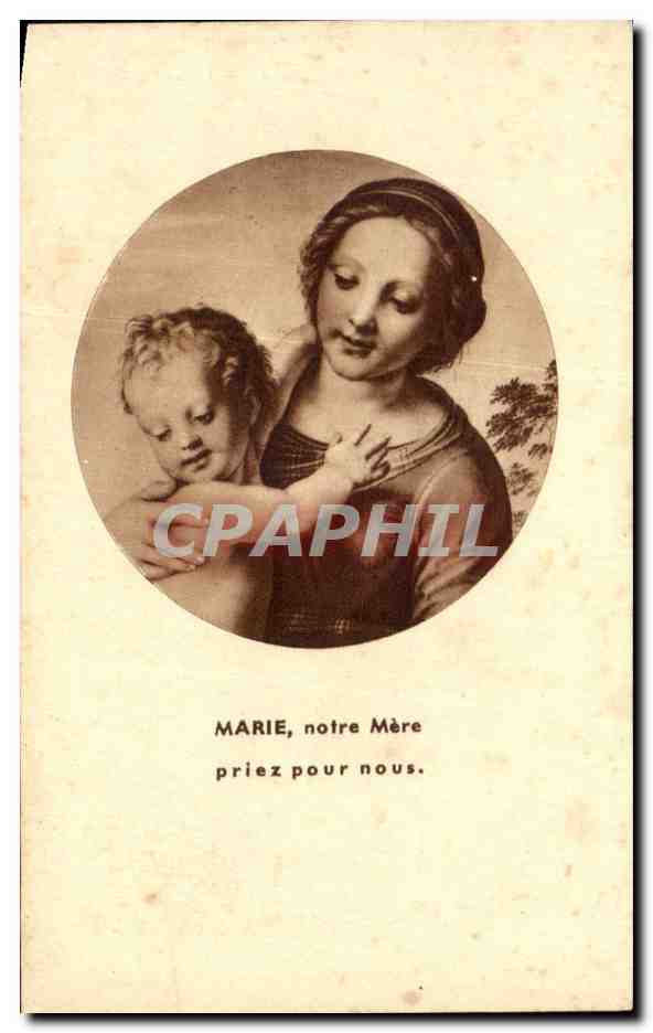 Image pieuse Marie notre Mere Priez pour nous