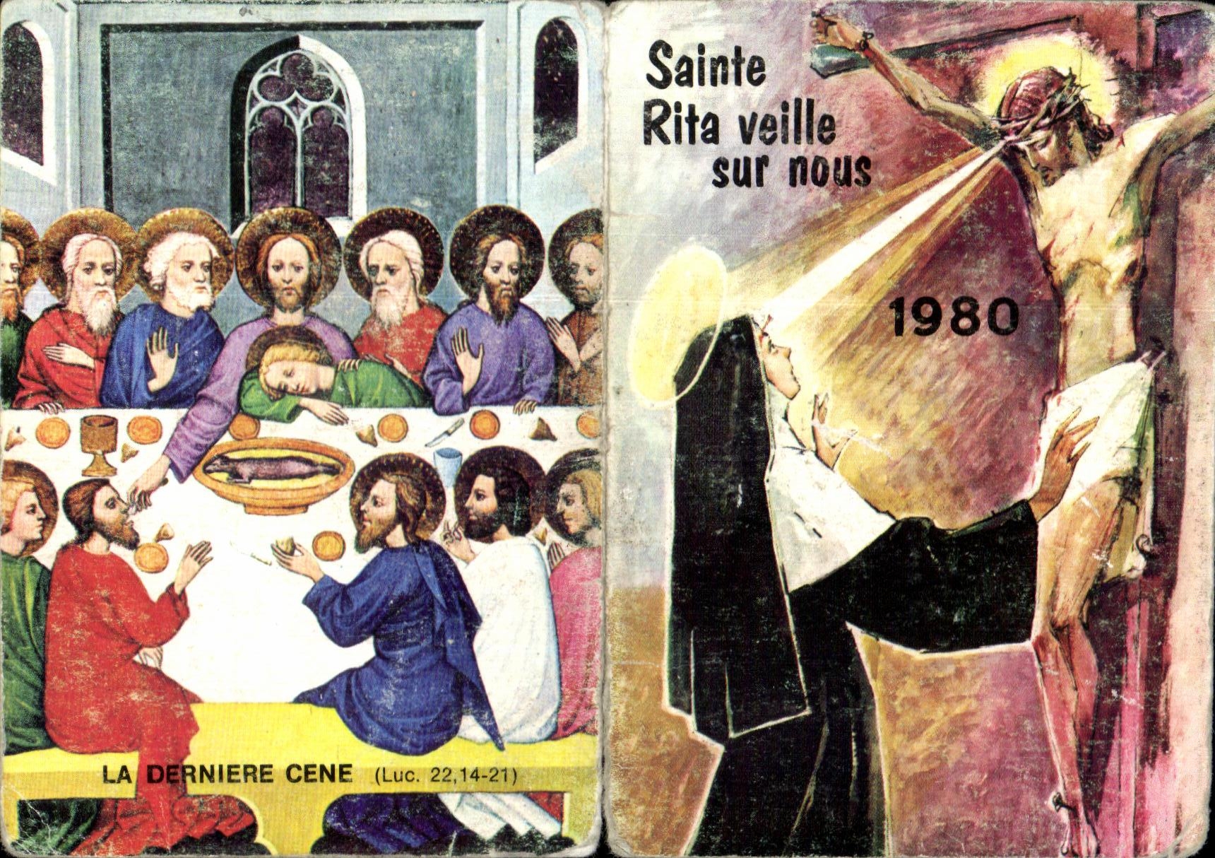 Image pieuse Saint Ritta Veille sur nous