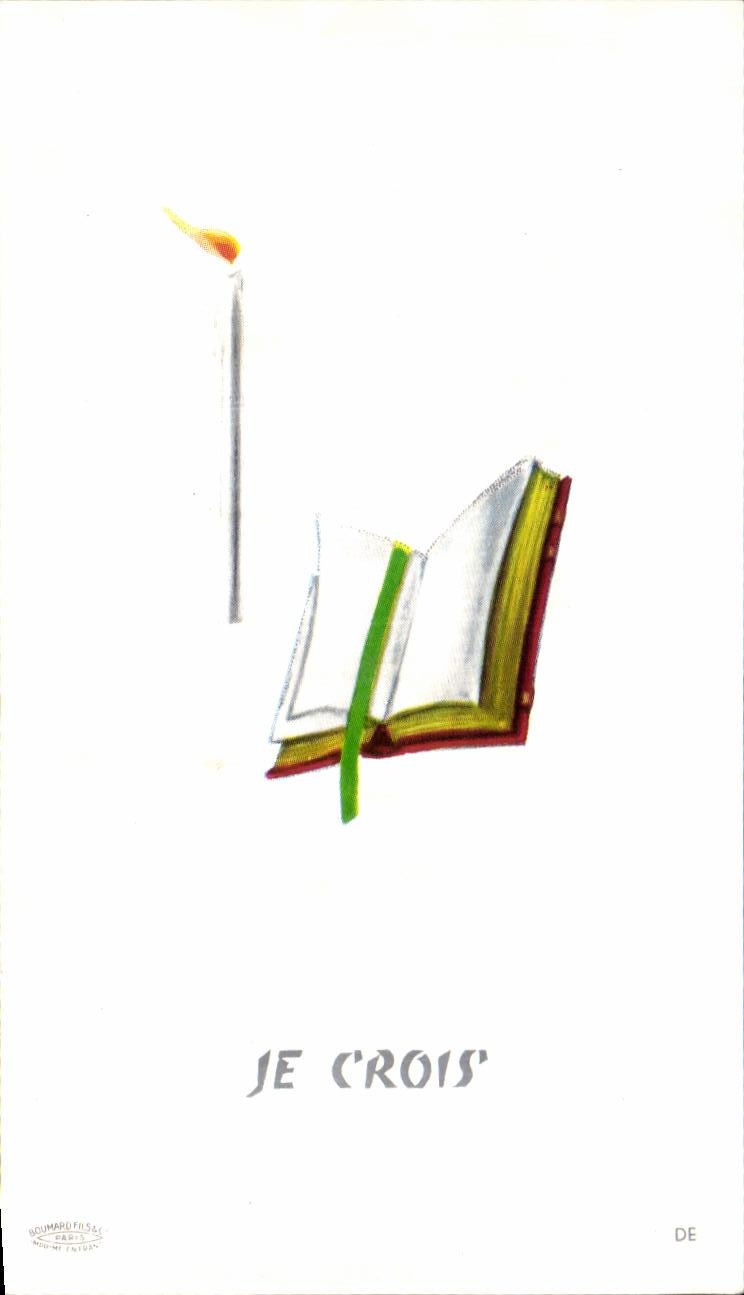 Image pieuse Je Crois
