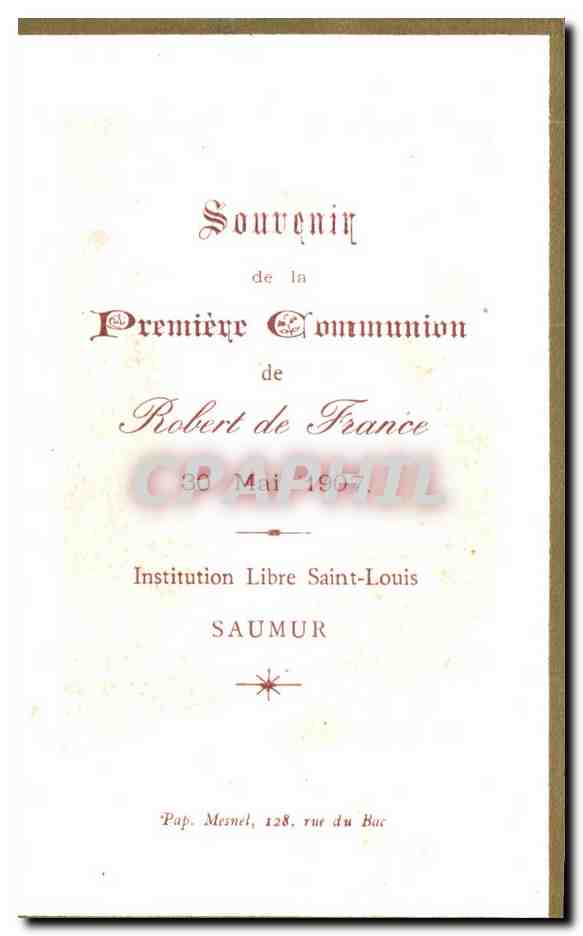 Deux d'entre eux s'en allaient à Emmaüs — scène biblique — Bouasse-Lebel, Imp. Edit. n°682 — Back