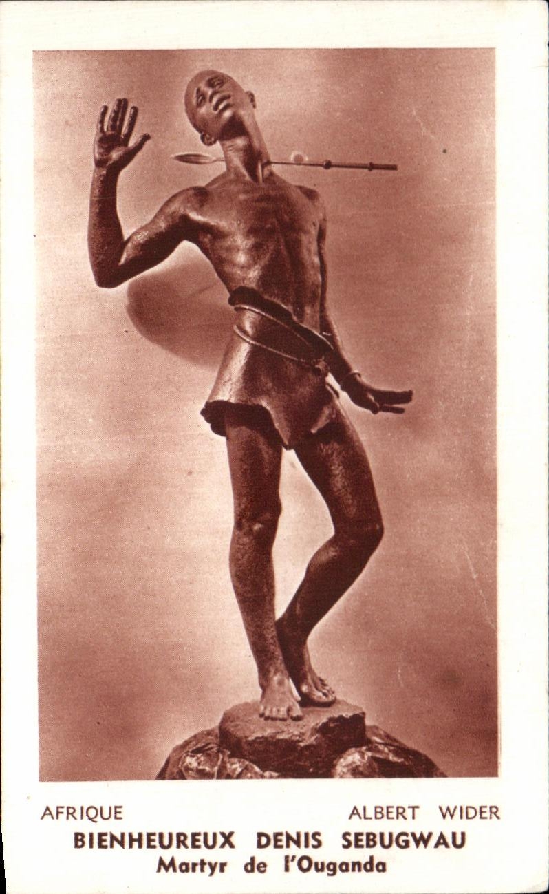 Image pieuse Afrique bienheureux denis sebugwau martyr de l'ouganda