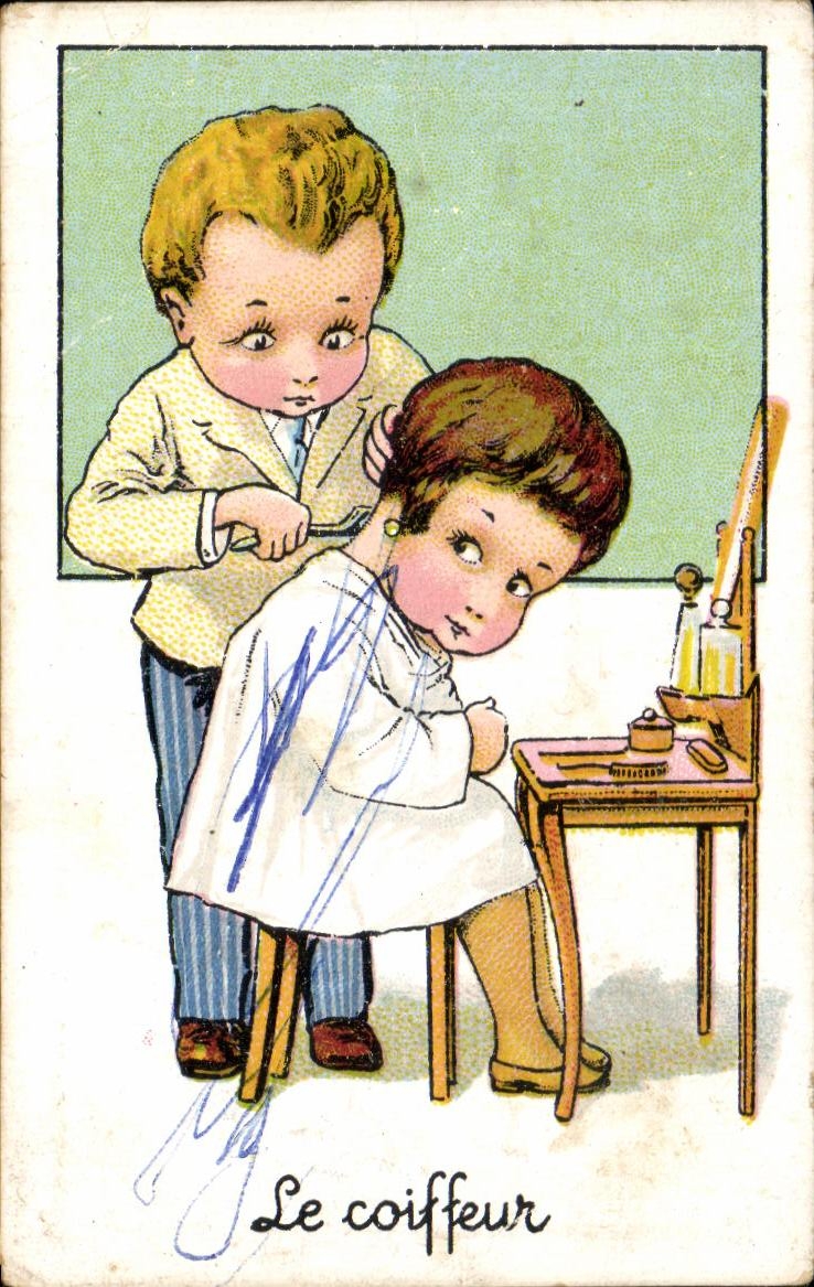 Image Le Coiffeur Habillez vous aux deux negres Rue du Calvados Vire