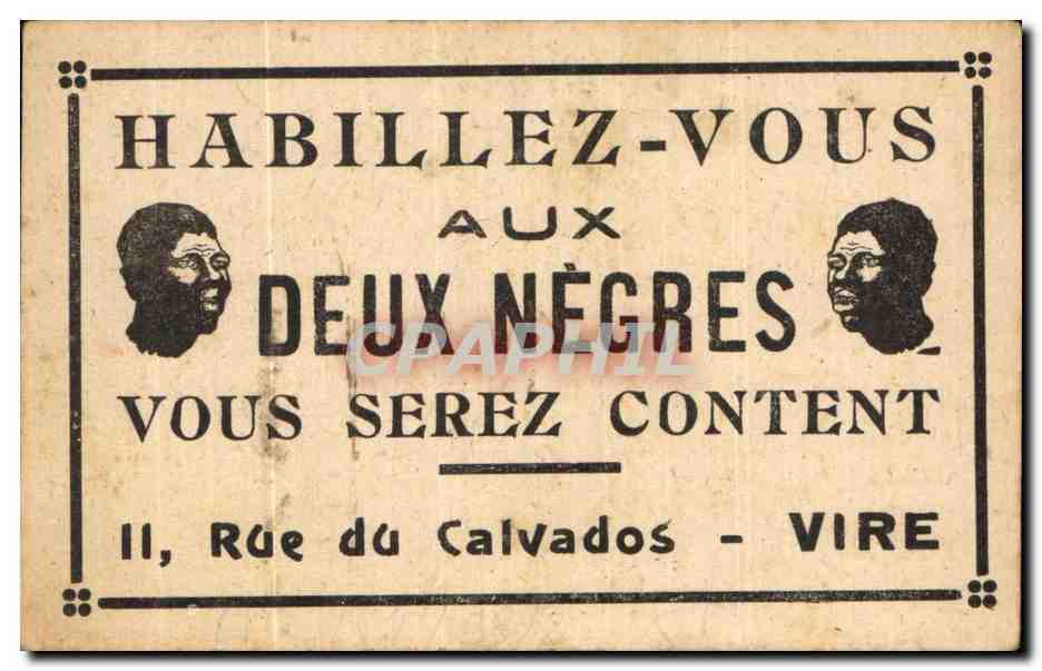 Image Le livreux Habillez vous aux deux negres Rue du Calvados Vire — Rückseite