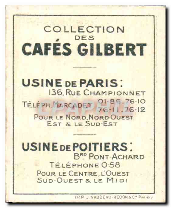 Image Cafes Gilbert Sous Louis XVI — Verso