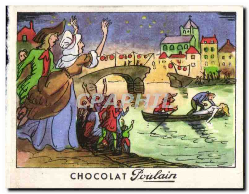 Image Chocolat Poulain Sur le pont du Nord