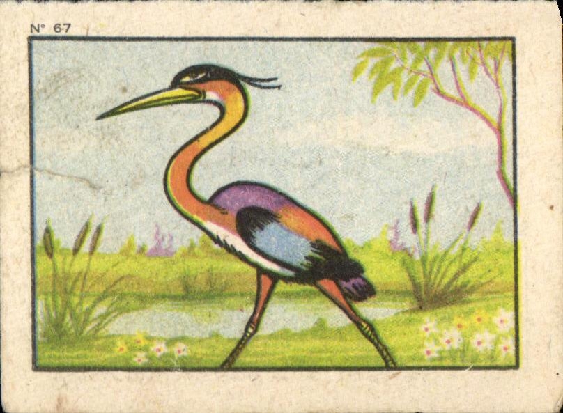 Image Fables de la Fontaine Chocolat Menier Heron 
