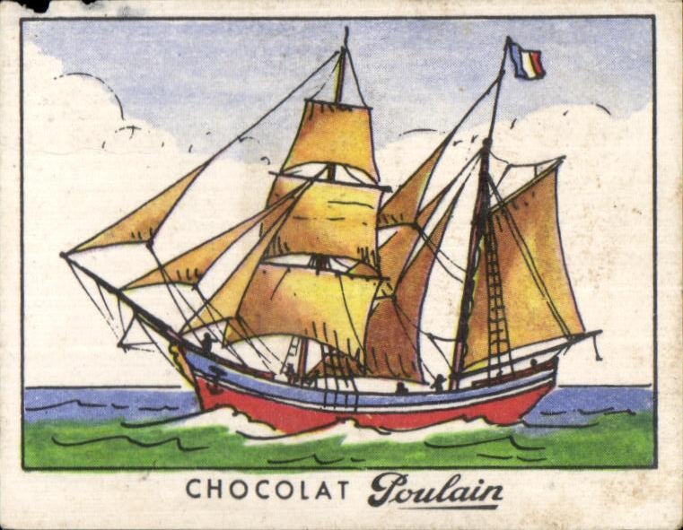 Image Bateau Chocolat poulain 