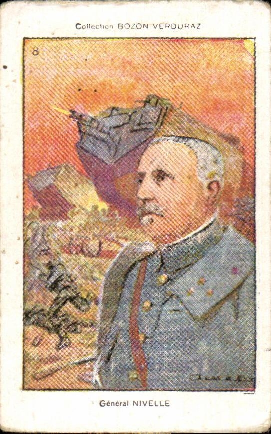 Image pieuse Bozon Verduraz General Nivelle Militaria