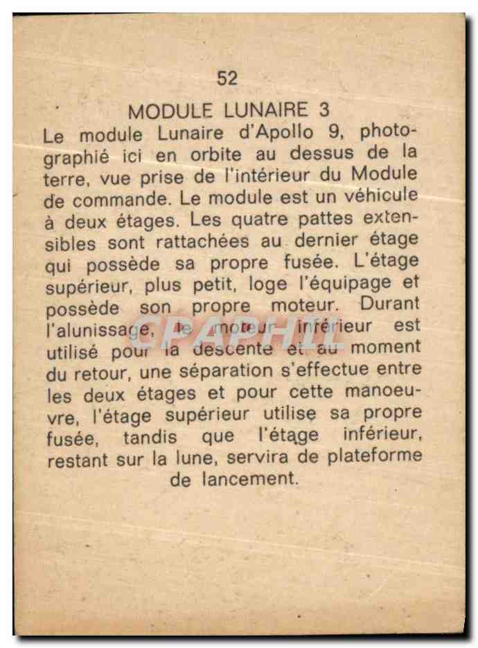 Image Module Lunaire Le Module Lunaire — Verso