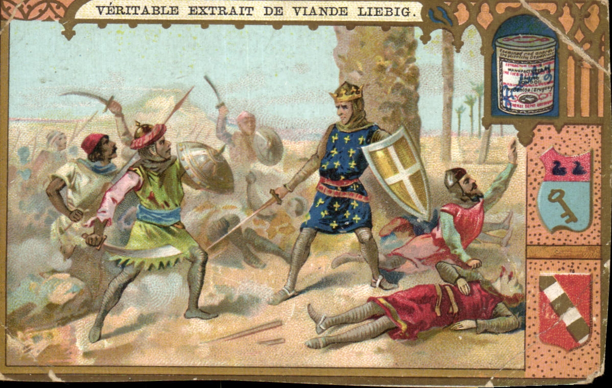 Chromo Veritable Extrait De Viande Liebig Chevalier 