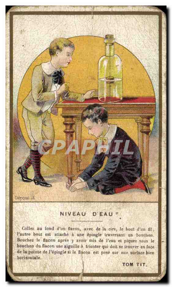 Chromo Niveau D eau Colles au fond Moka Williot Concorde 
