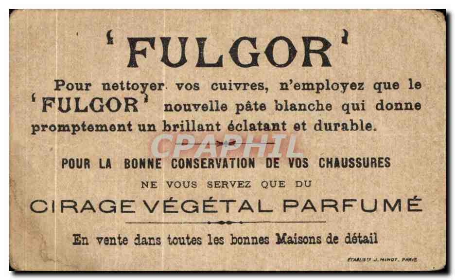 Chromo Societe Generale Des Cirages Francais La piece qui saute — Verso