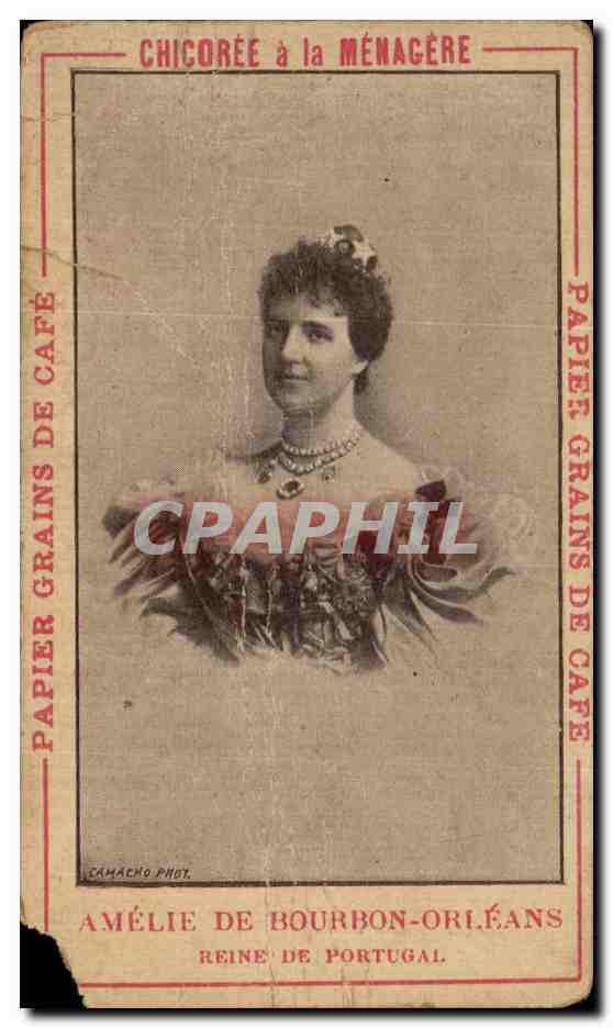 Chromo Chicoree a la menagere Dugoyon Ramette Cambrai Amelie de Bourbon orleans 