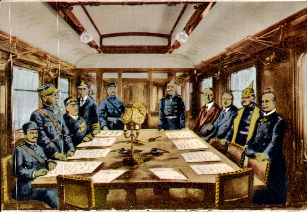 Signature de l'Armistice — Forêt de Compiègne — 11 Novembre 1918
