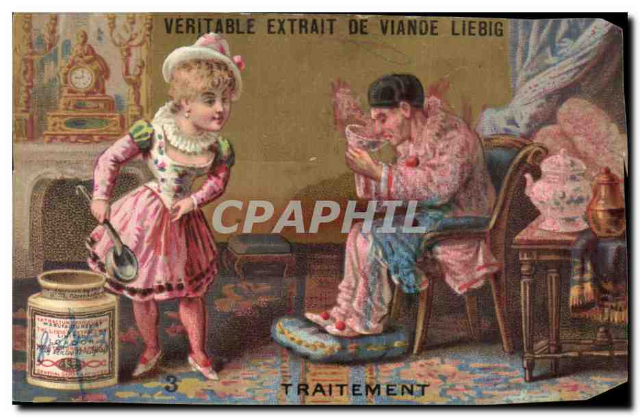 Chromo Veritable extrait de viande liebig traitement