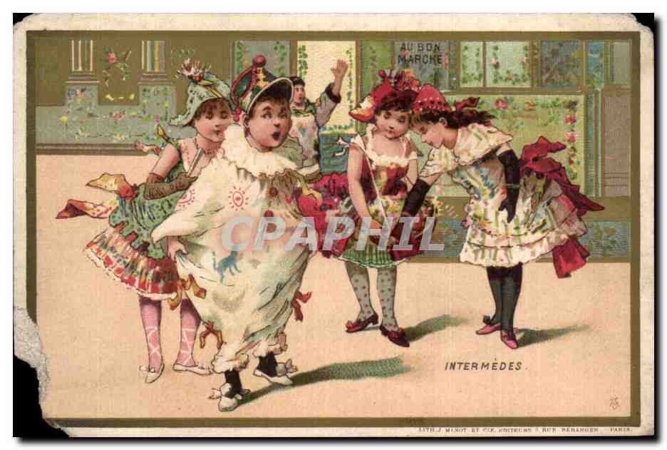 CPA Au bon marche intermedes Enfants